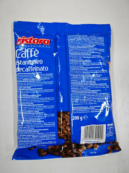 CAFFÈ IN POLVERE Ristora Istantaneo Senza Caffeina 200g (3103)