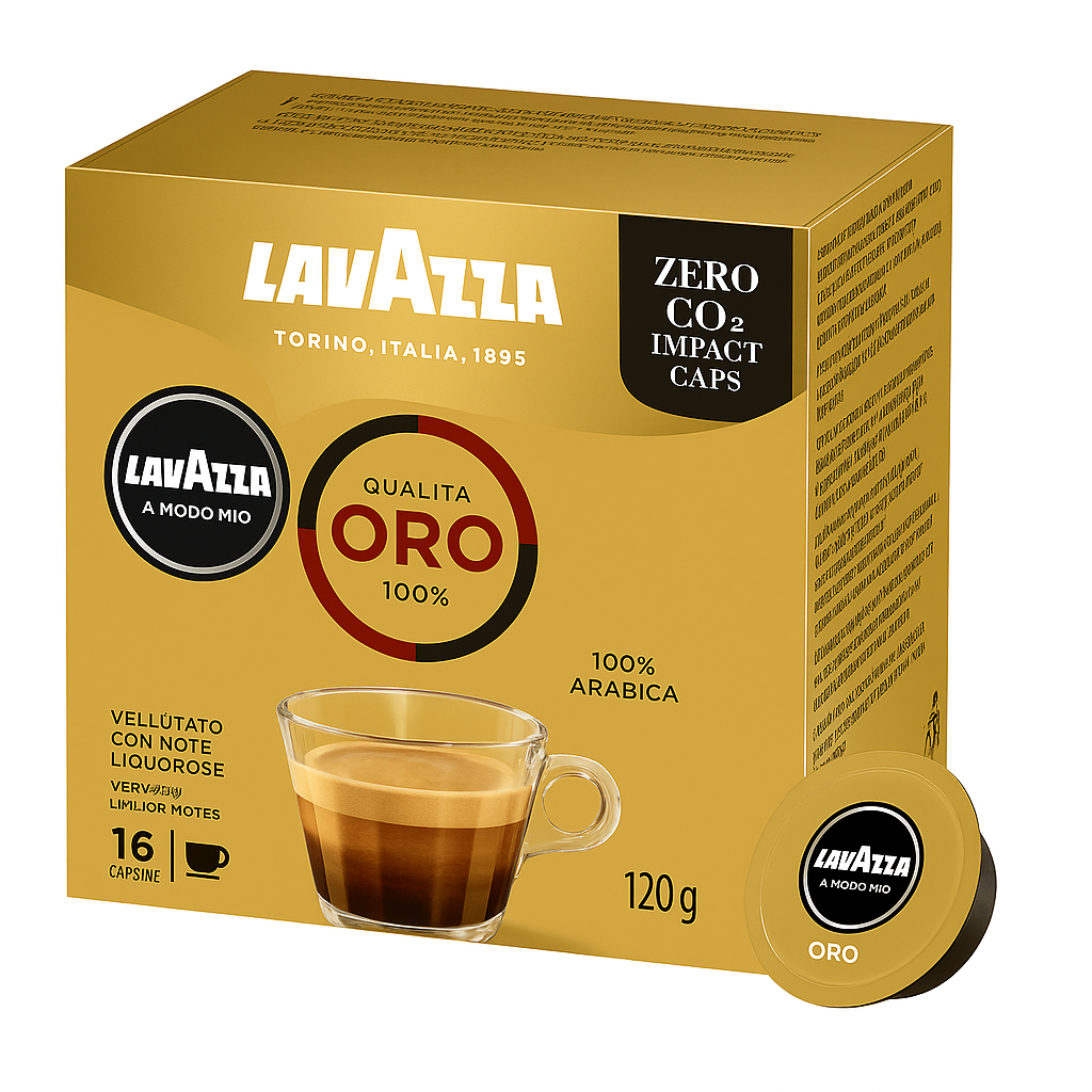 ESPRESSO Qualita Oro 16 capsule LAVAZZA A Modo Mio (8867)