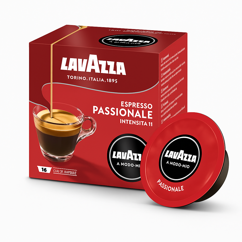 ESPRESSO Passionale 16 Kapseln LAVAZZA A Modo Mio (8600)