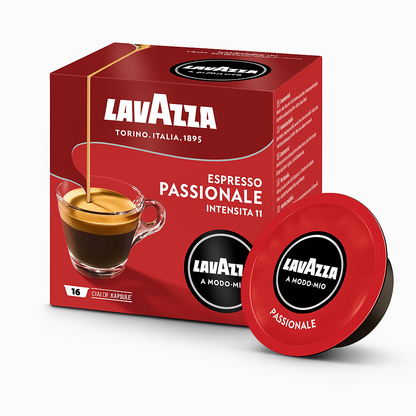 ESPRESSO Passionale 16 Kapseln LAVAZZA A Modo Mio (8600)