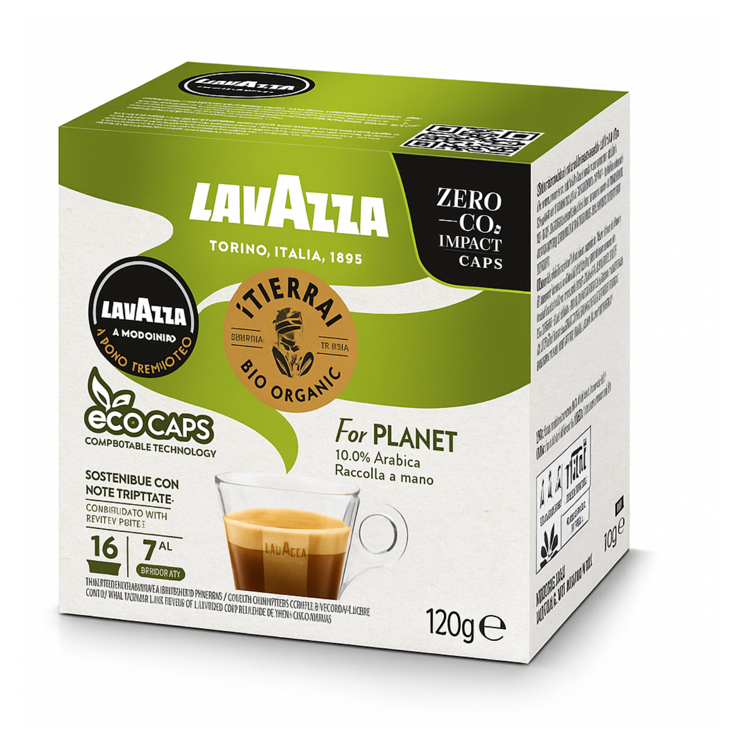 Tierra Bio-Organic Dolce 16 Kapseln LAVAZZA A Modo Mio (8987)