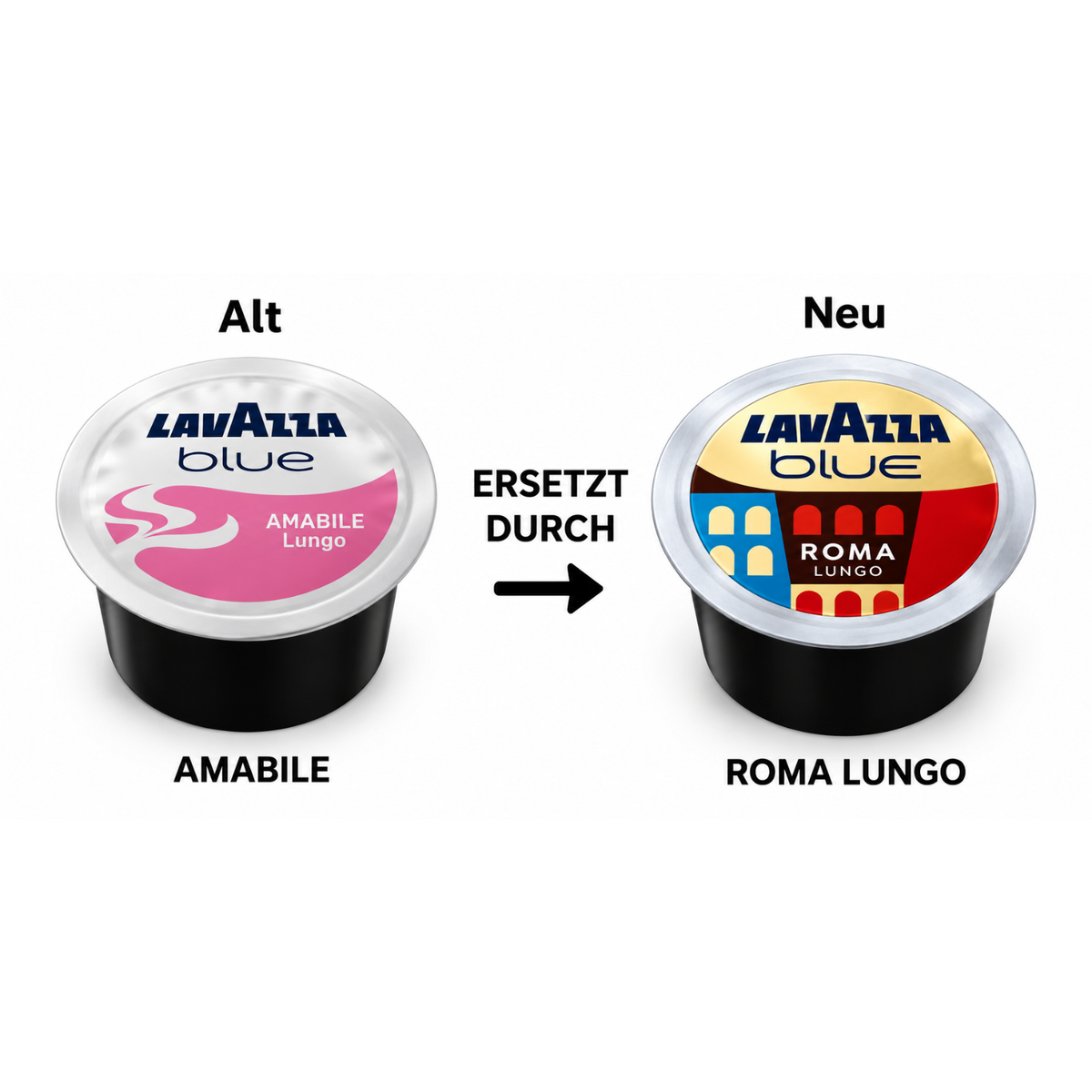 Lavazza BLUE Tales of Roma Roma Lungo – 100 Kaffeekapseln  Intensität 10/13 Online kaufen