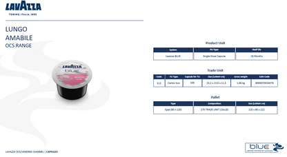 CAFFÈ Amabile Lungo LAVAZZA BLUE 100 capsule (980)