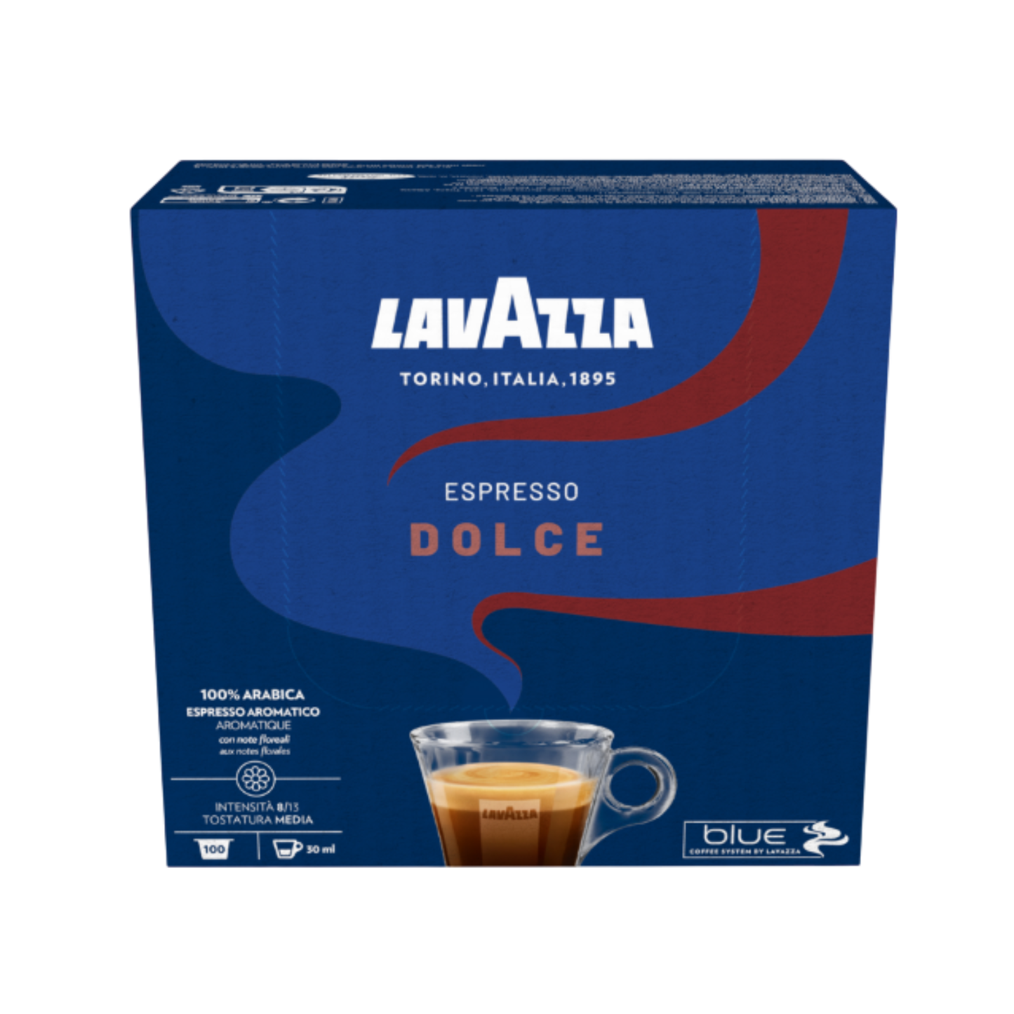 ESPRESSO Dolce 100% Arabica LAVAZZA BLUE 100 Kapseln (920)
