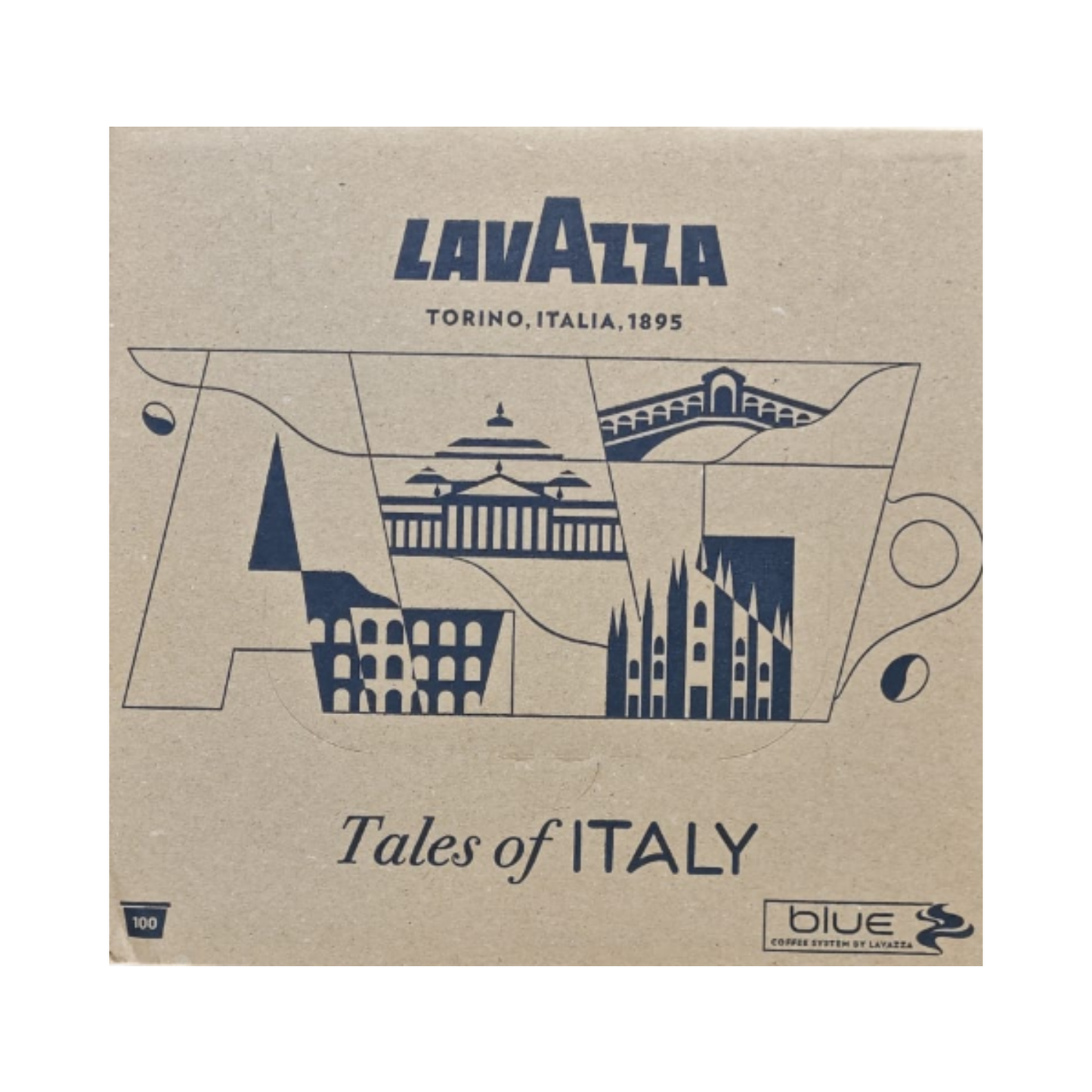 Lavazza BLUE Espresso Milano 100 Kapseln Intensiver Arabica Espresso