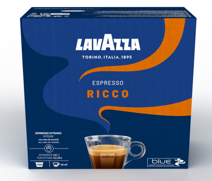 ESPRESSO Ricco LAVAZZA BLUE 100 capsule (960)