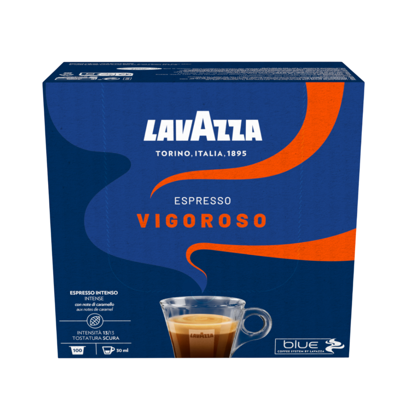 ESPRESSO Vigoroso LAVAZZA BLUE 100 Kapseln (958)