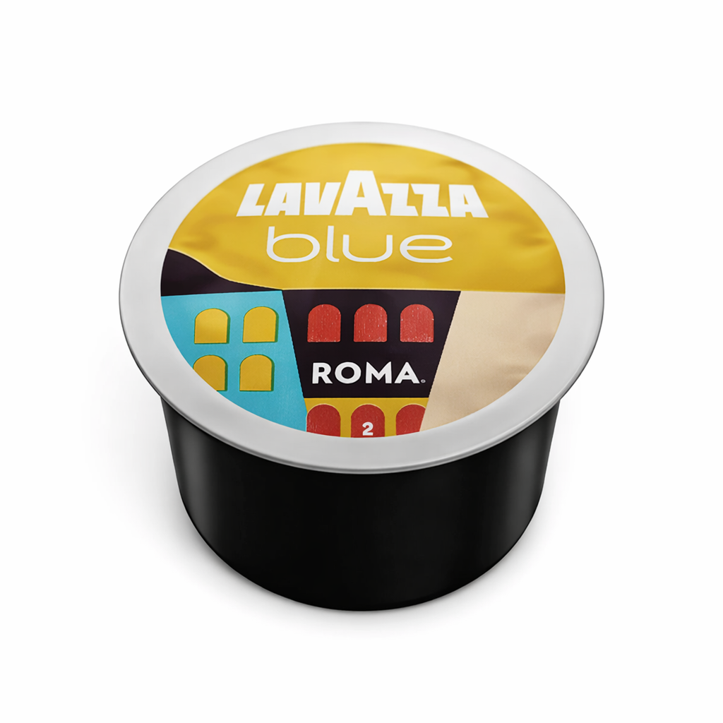 LAVAZZA BLUE Espresso Roma – 100 Kapseln  Arabica & Robusta bei Prima-Tazza Ag kaufen