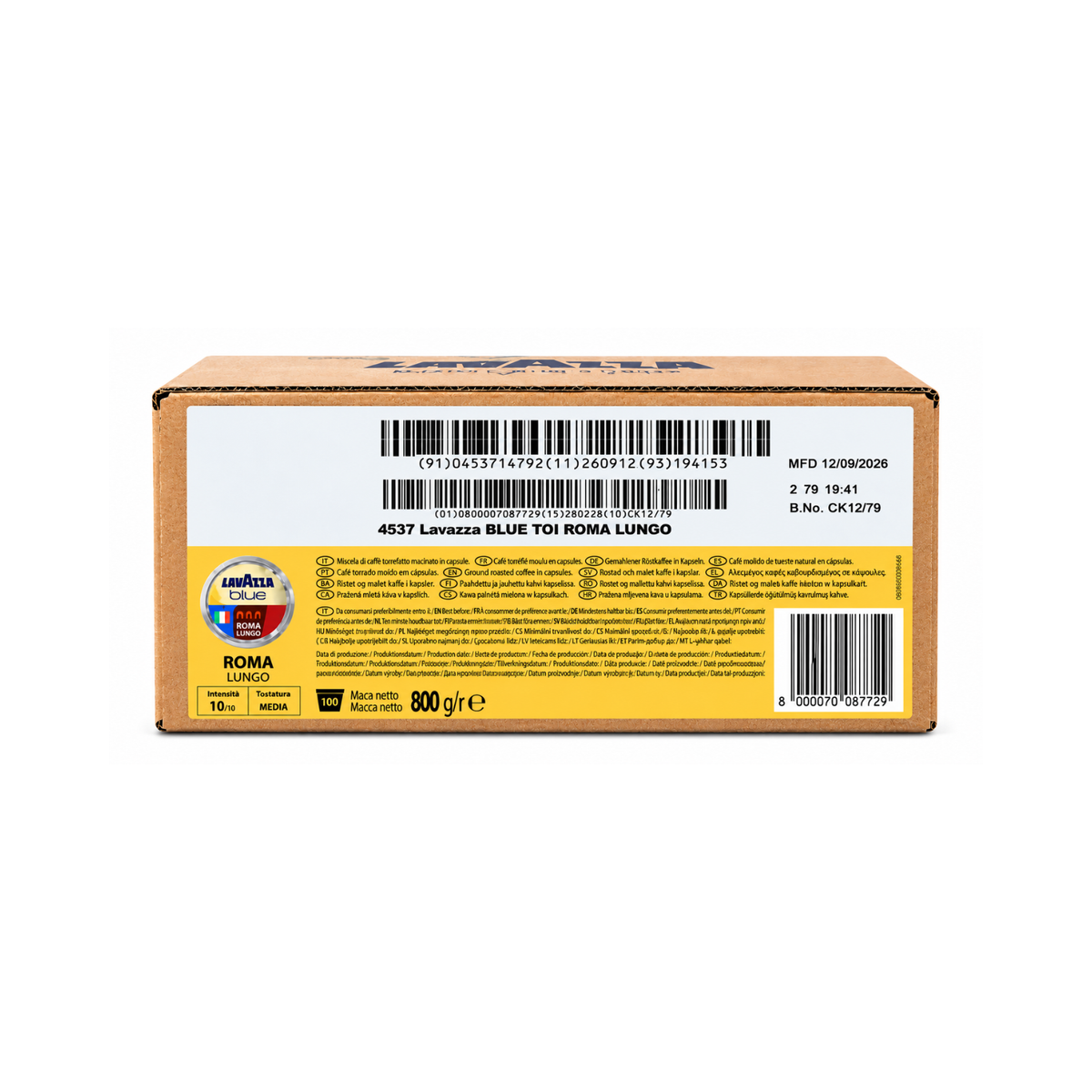 Lavazza BLUE Tales of Roma Roma Lungo – 100 Kaffeekapseln  Intensität 10/13 Online kaufen