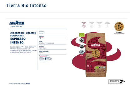 Café en grains Tierra Bio-Organic Intenso Expert LAVAZZA 1kg (02645)