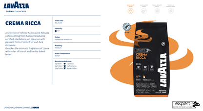 Crema Ricca Expert LAVAZZA caffè in grani 1kg (03003)