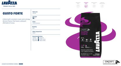 Gusto Forte Expert LAVAZZA café en grains 1kg (02868)