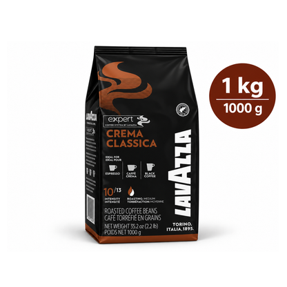Crema Classica Expert LAVAZZA café en grains 1kg (02965)