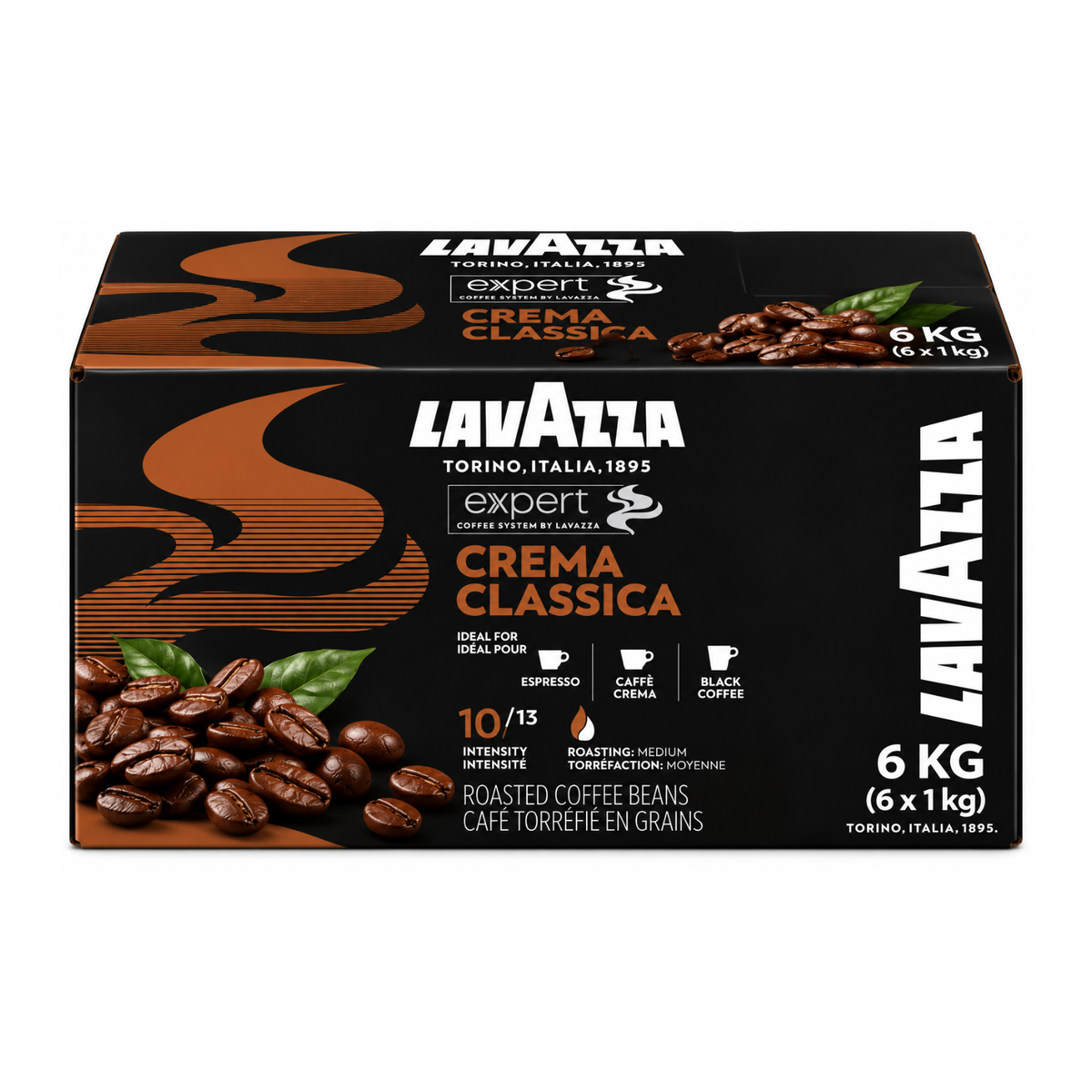 Crema Classica Expert LAVAZZA café en grains 1kg (02965)