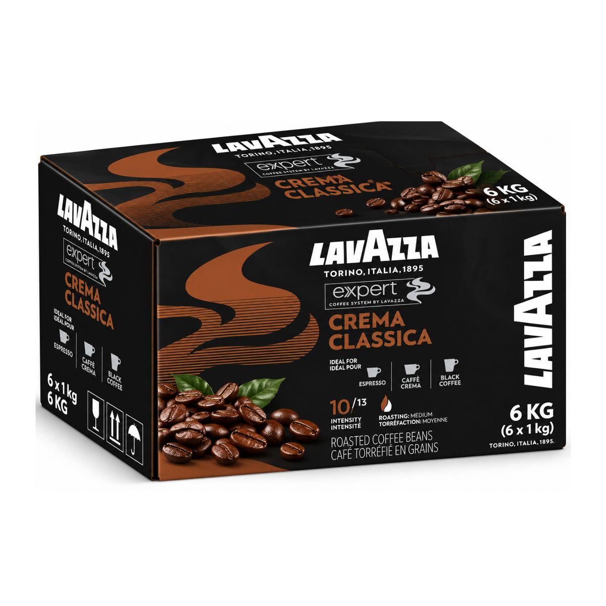 Crema Classica Expert LAVAZZA café en grains 1kg (02965)