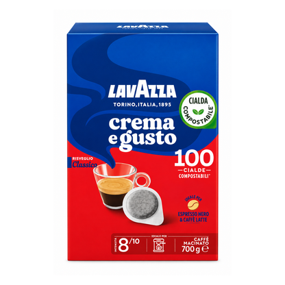 Lavazza Kaffeepads Crema e Gusto Ø: 44mm 100 Stück Online-Kaufen  (LA03187)