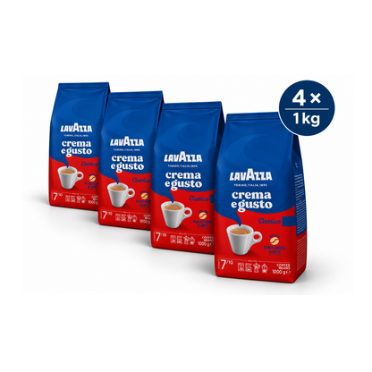 Crema &amp; Gusto Classico LAVAZZA café en grains 1kg (03897)