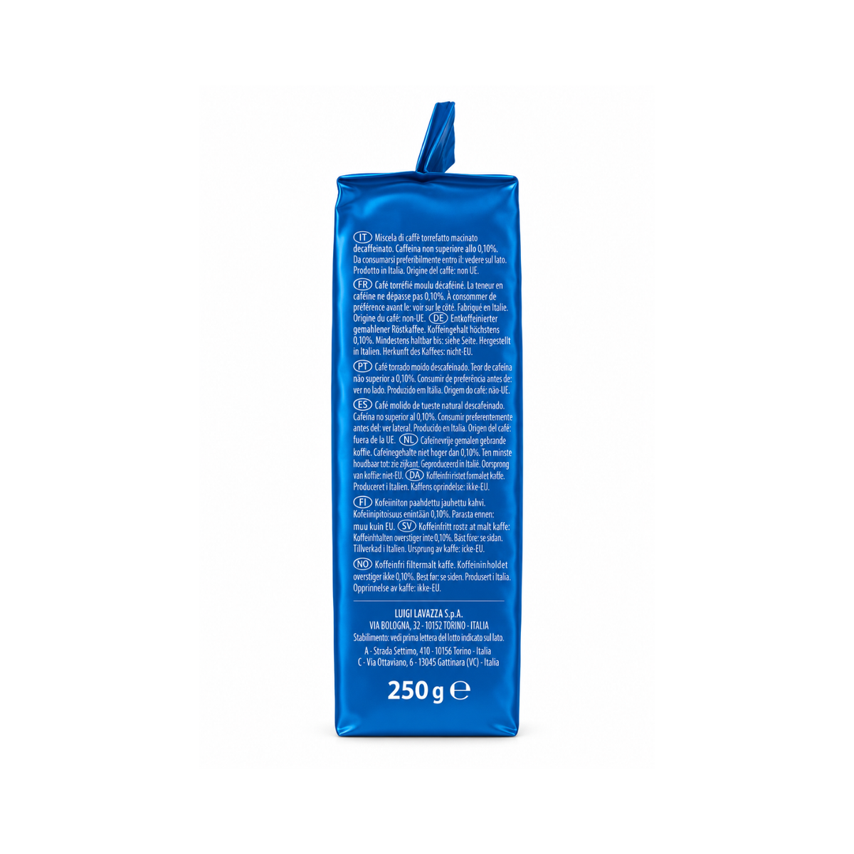 LAVAZZA Decaf My Easy Day Classico 250 g für Mokka Italiana