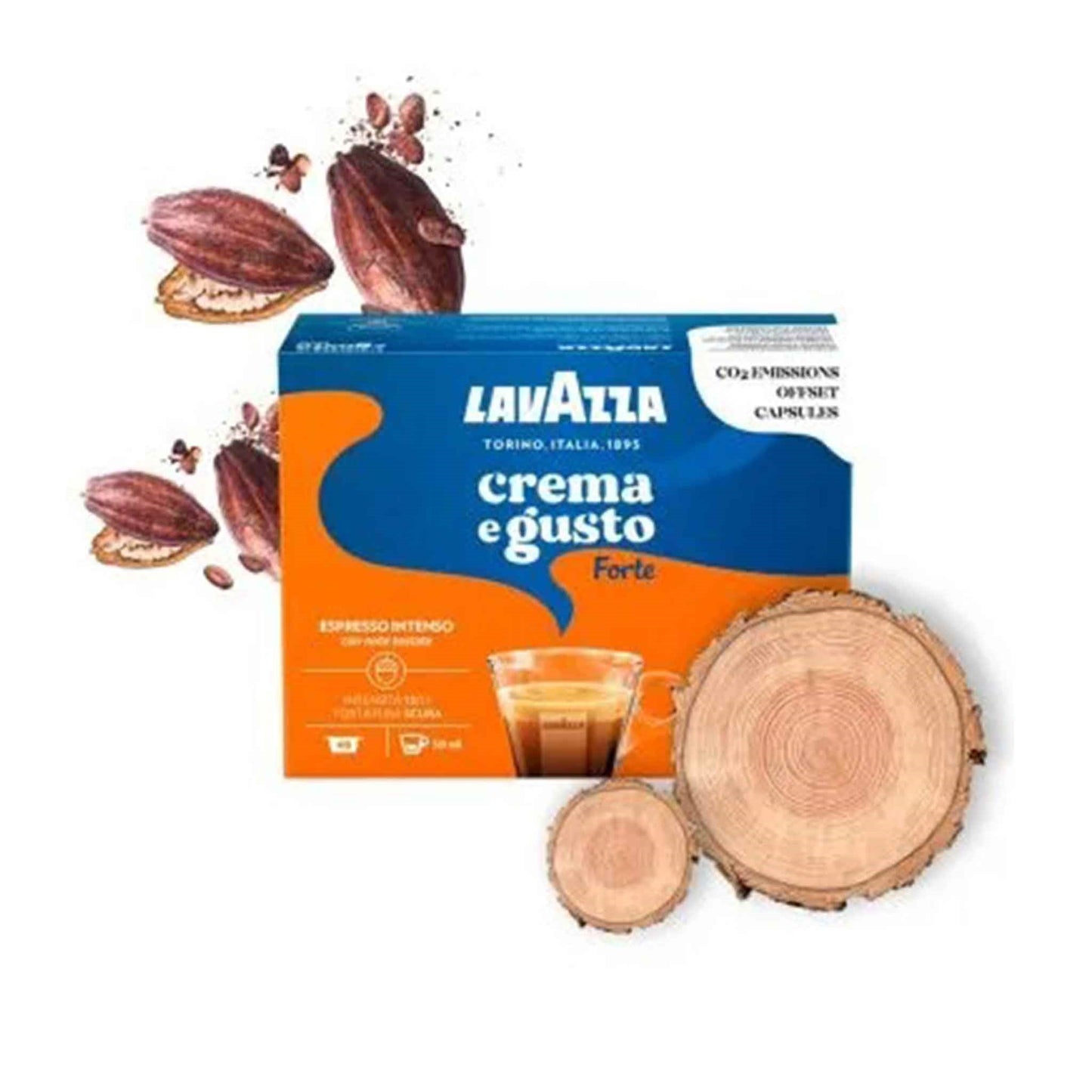ESPRESSO Crema &amp; Gusto Forte 48 capsules société LAVAZZA (9533)