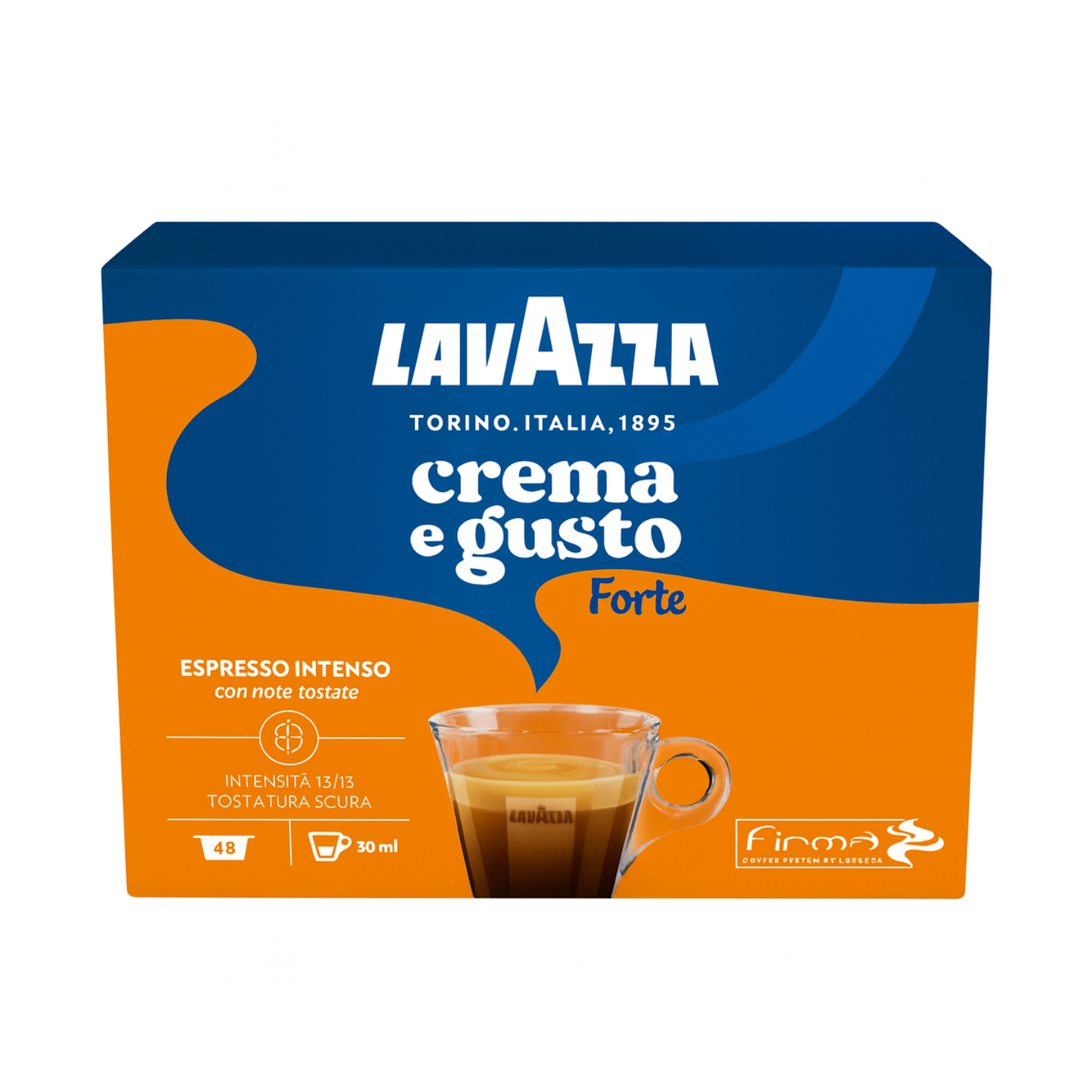 ESPRESSO Crema &amp; Gusto Forte 48 capsules société LAVAZZA (9533)