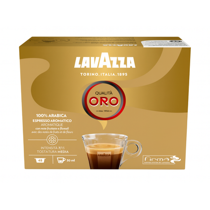 Lavazza Firma Qualità Oro 48 Kapseln – Premium Espresso für höchsten Genuss  (9531)