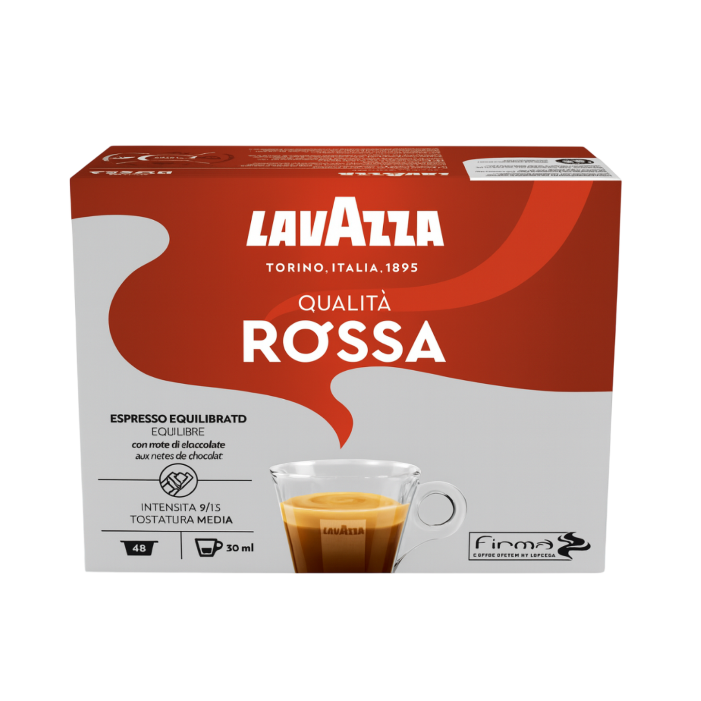 ESPRESSO Qualità Rossa 48 capsules société LAVAZZA (9527)