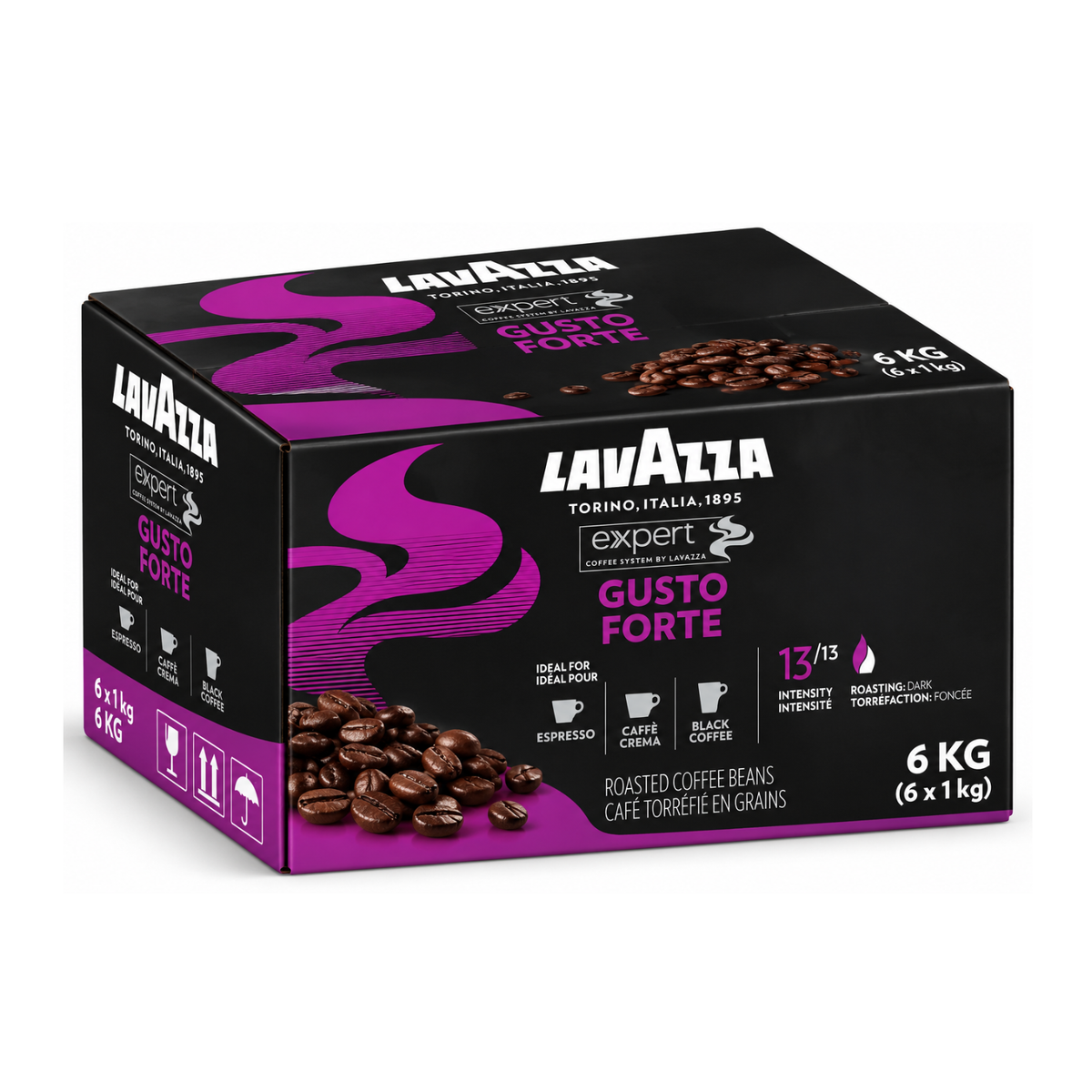 Gusto Forte Expert LAVAZZA café en grains 1kg (02868)