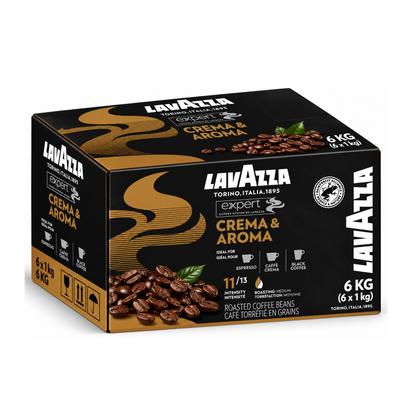 Crema &amp; Aroma Expert LAVAZZA café en grains 1kg (02540)