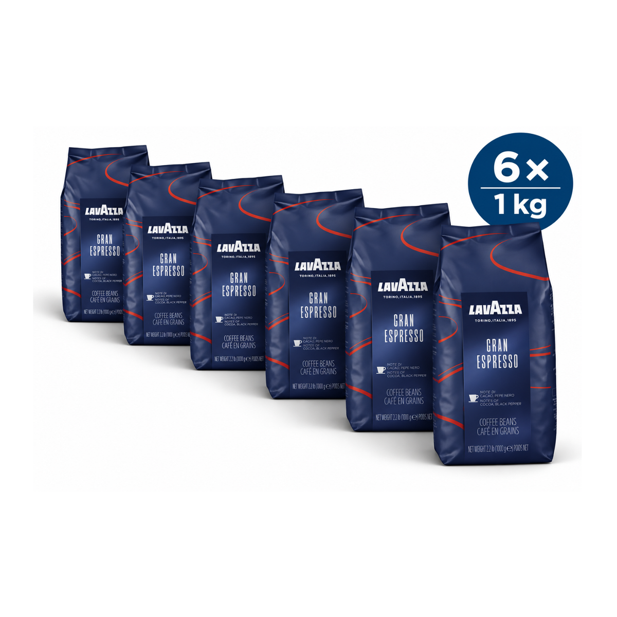 Café en grains Gran Espresso LAVAZZA 1kg (02134)