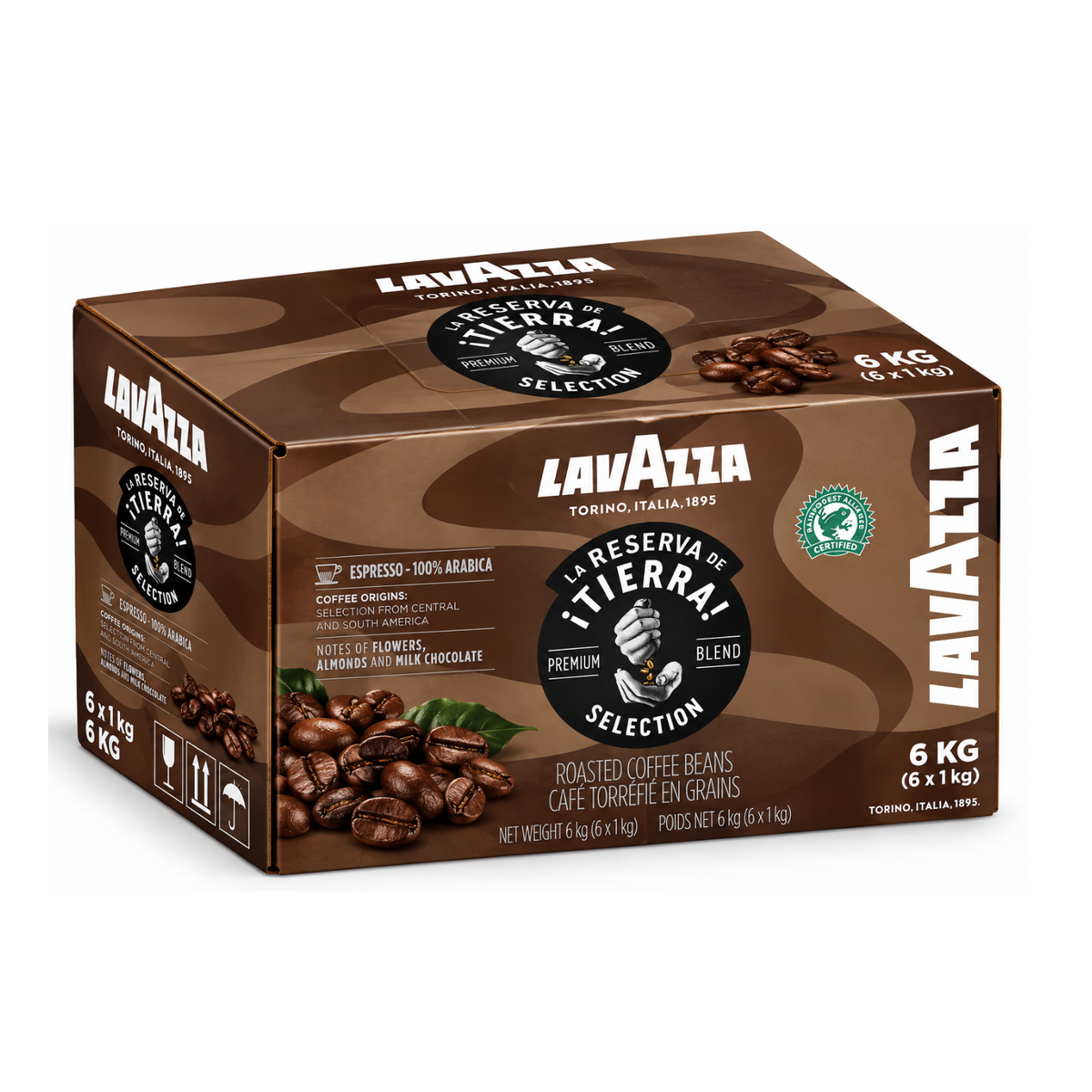 Café en grains Tierra 100% Arabica LAVAZZA 1kg (04332)