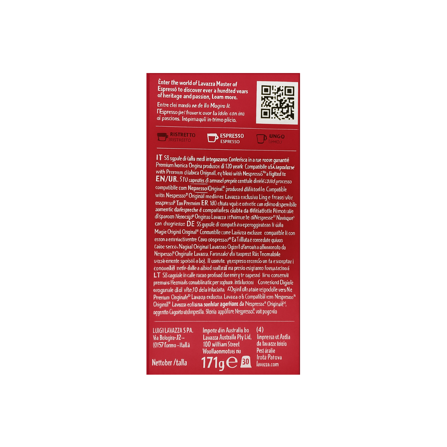 Lavazza Qualità Rossa Nespresso® kompatibel