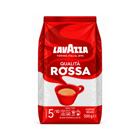 Qualità Rossa LAVAZZA café en grains 500g (05803) 