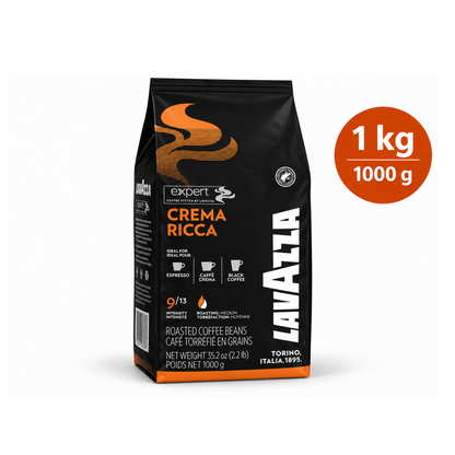 Crema Ricca Expert LAVAZZA café en grains 1kg (03003)