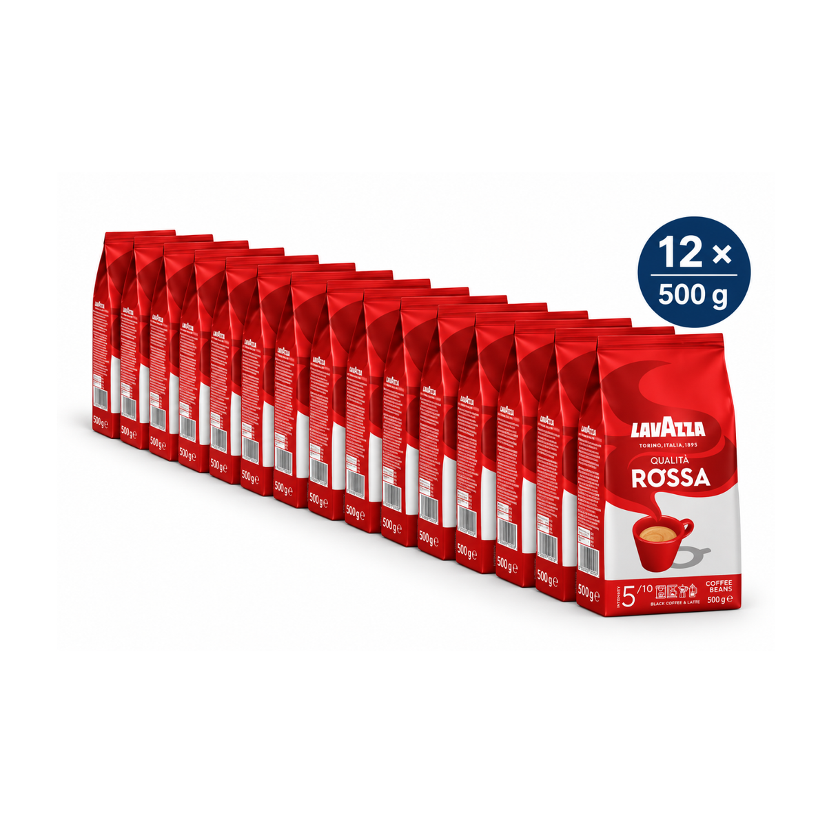Qualità Rossa LAVAZZA café en grains 500g (05803) 