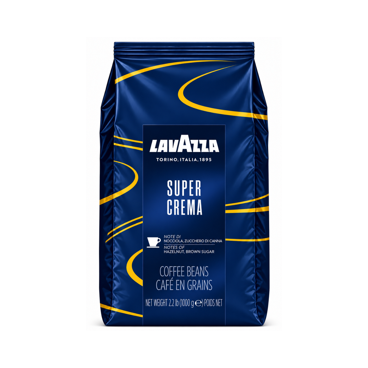 Café en grains Super Crema LAVAZZA 1kg (04202)