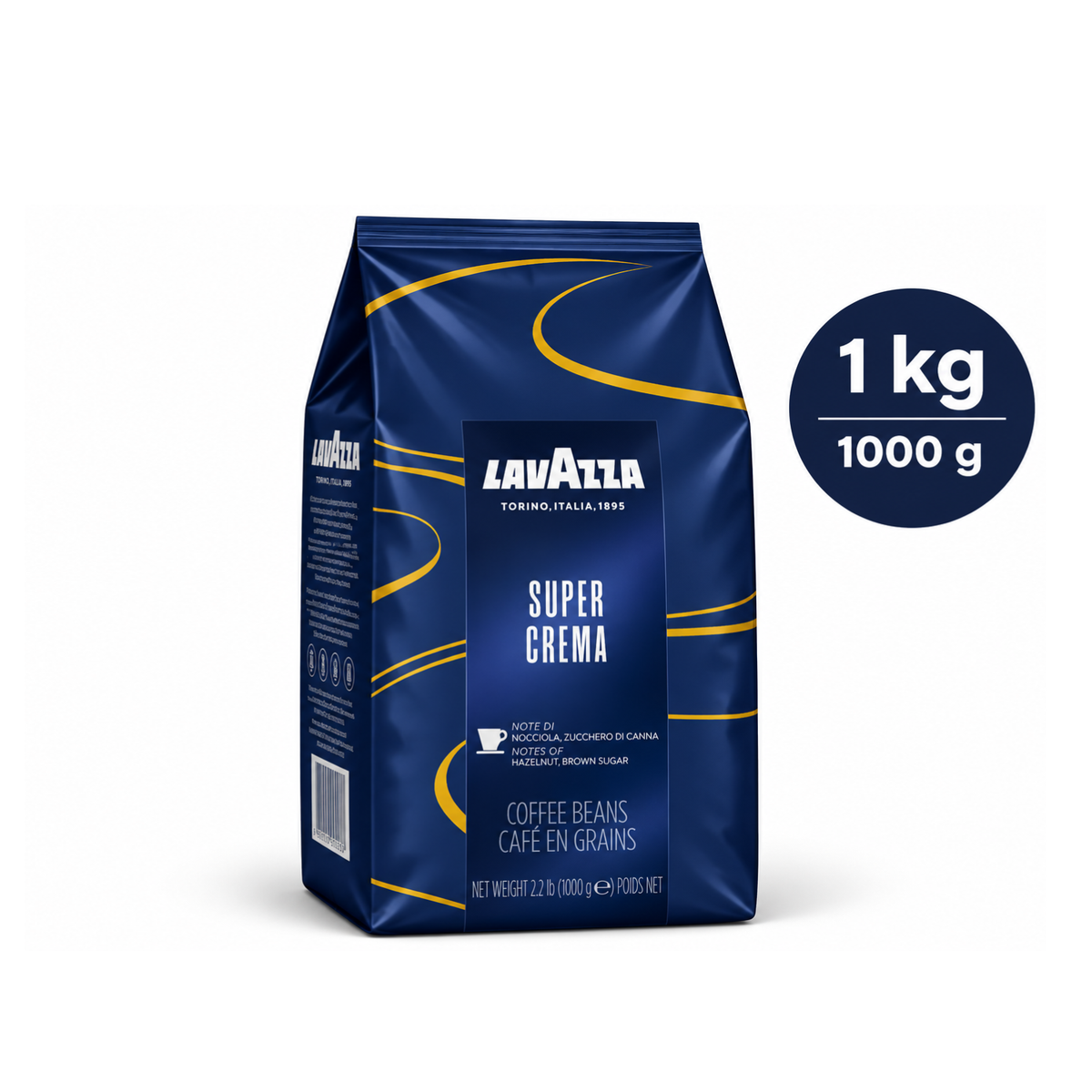 Café en grains Super Crema LAVAZZA 1kg (04202)