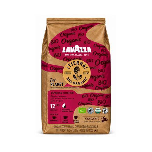 Café en grains Tierra Bio-Organic Intenso Expert LAVAZZA 1kg (02645)