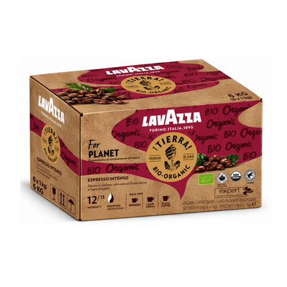 Café en grains Tierra Bio-Organic Intenso Expert LAVAZZA 1kg (02645)