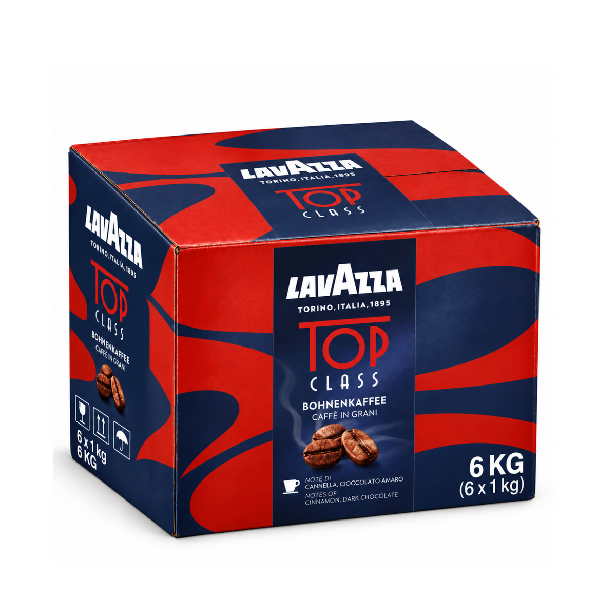 Café en grains LAVAZZA haut de gamme 1 kg (02010)