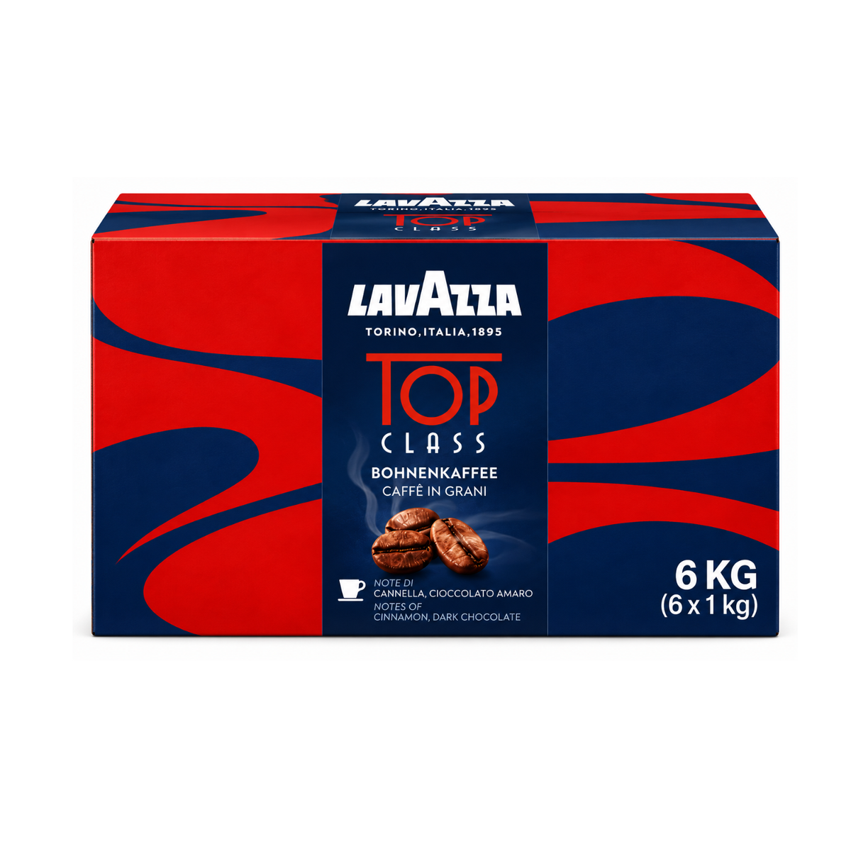 Café en grains LAVAZZA haut de gamme 1 kg (02010)