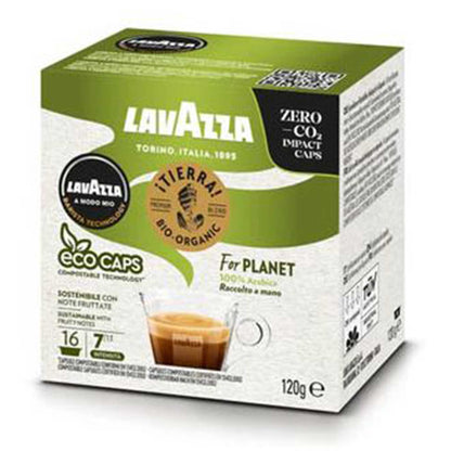 Tierra Bio-Organic Dolce 16 Capsule LAVAZZA A Modo Mio (8987)