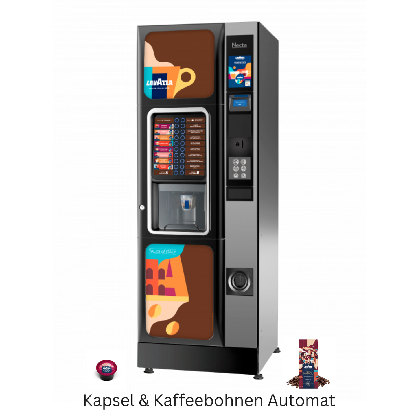 Concerto X2 Lavazza-Blue Kapsel und Bohnenautomat
