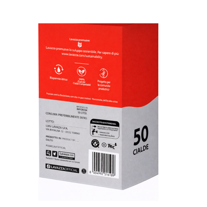 Lavazza Qualità Rossa ESE Pads - 50 Stück bei Prima Tazza kaufen