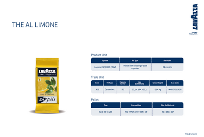 ZITRONENTEE LAVAZZA Espresso-Point 50 Kapseln (303)