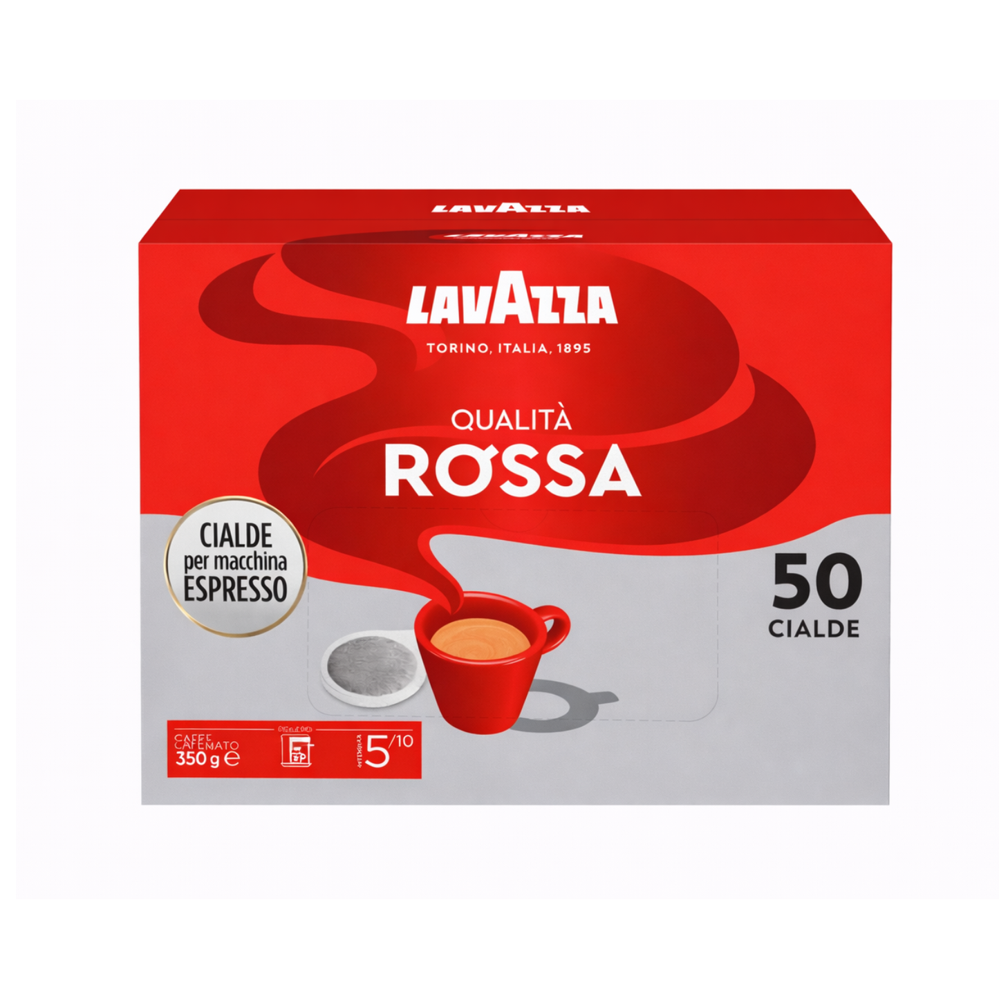 Lavazza Qualità Rossa ESE Pads - 50 Stück bei Prima Tazza kaufen