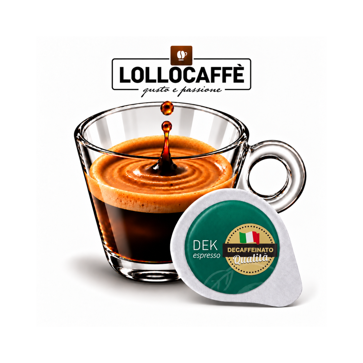 Produktbeschreibung für Lollo Caffè Pads DEK (LO03)