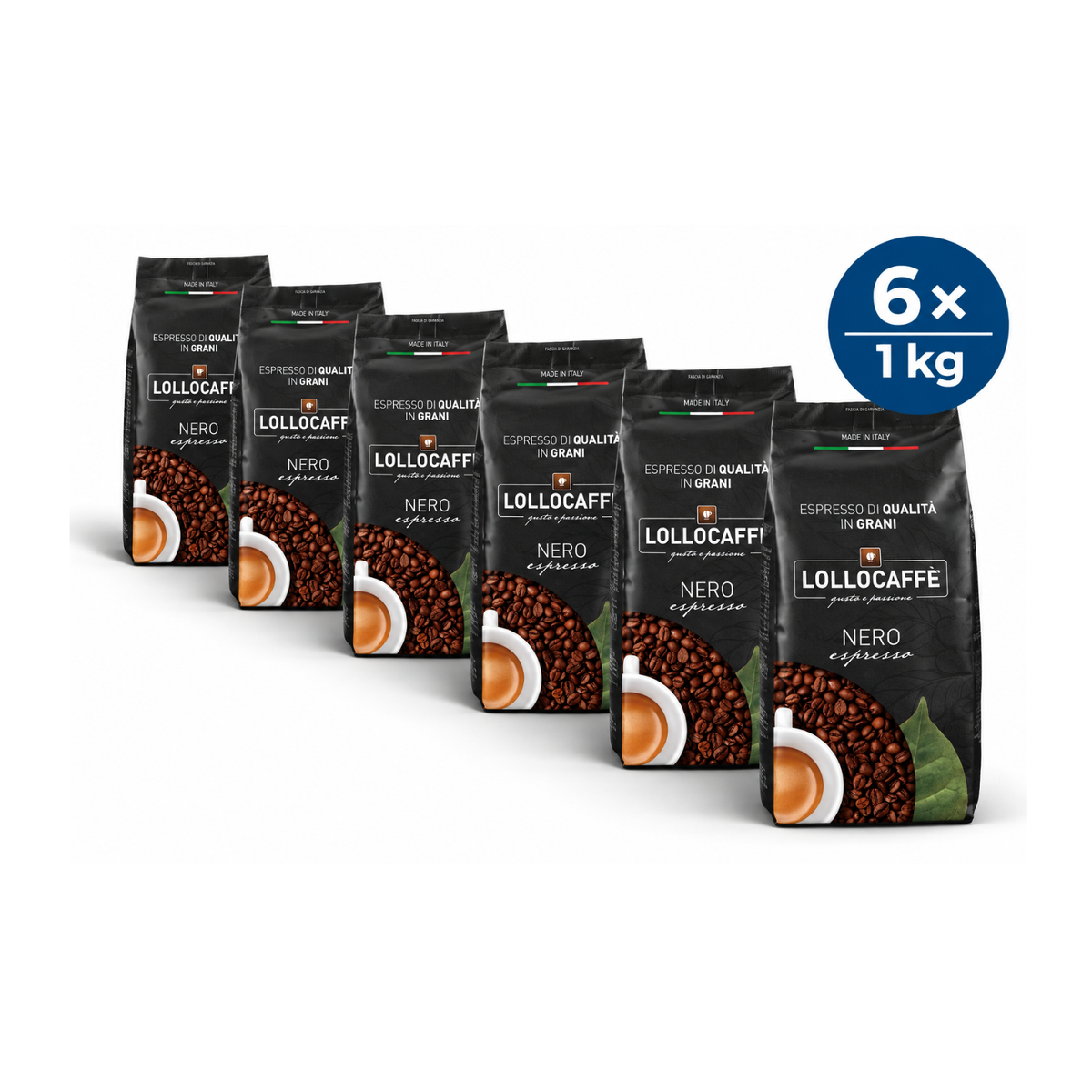 Lollo Caffè Nero Kaffeebohnen ab 1 kg erhältlich (LO08)