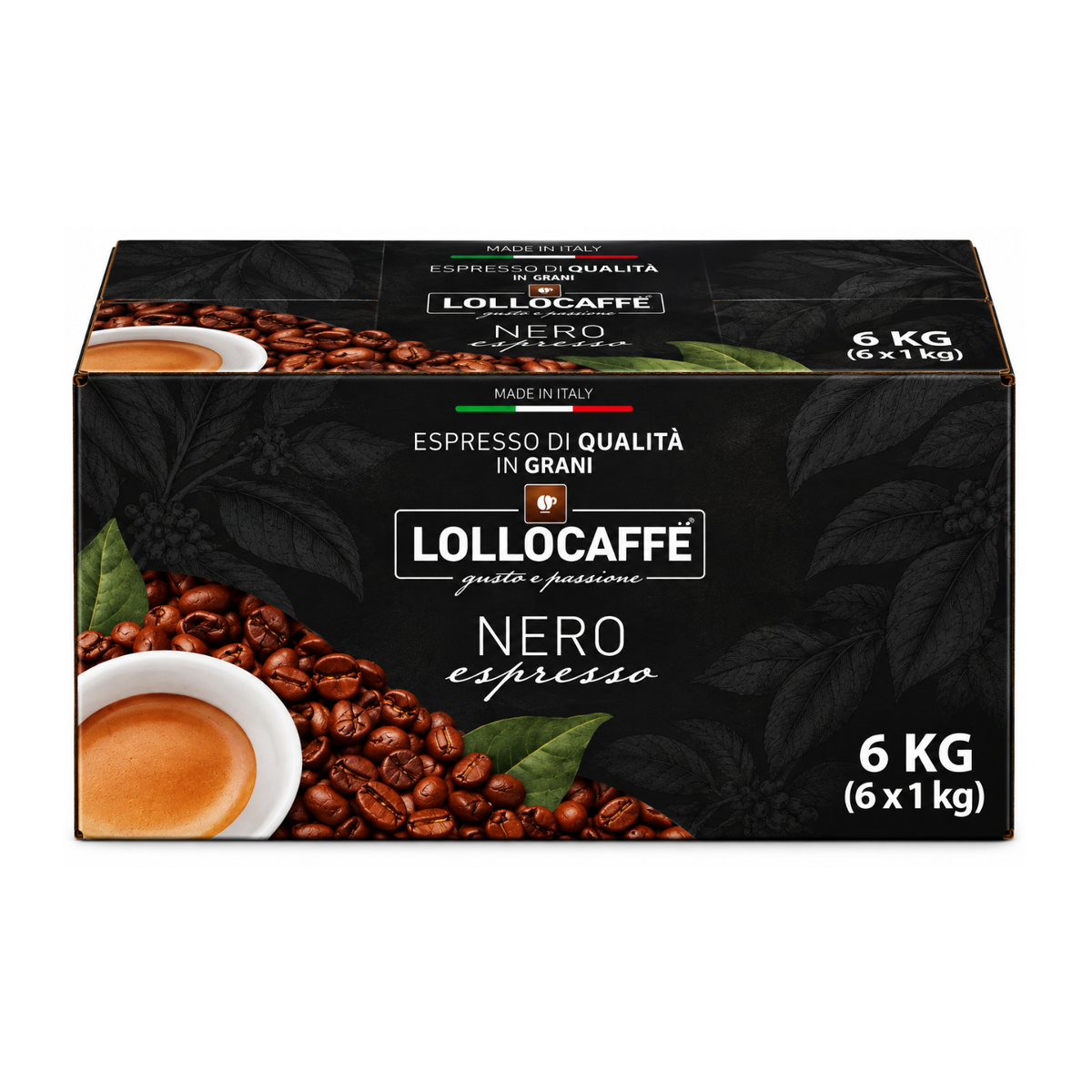 Lollo Caffè Nero Kaffeebohnen ab 1 kg erhältlich (LO08)