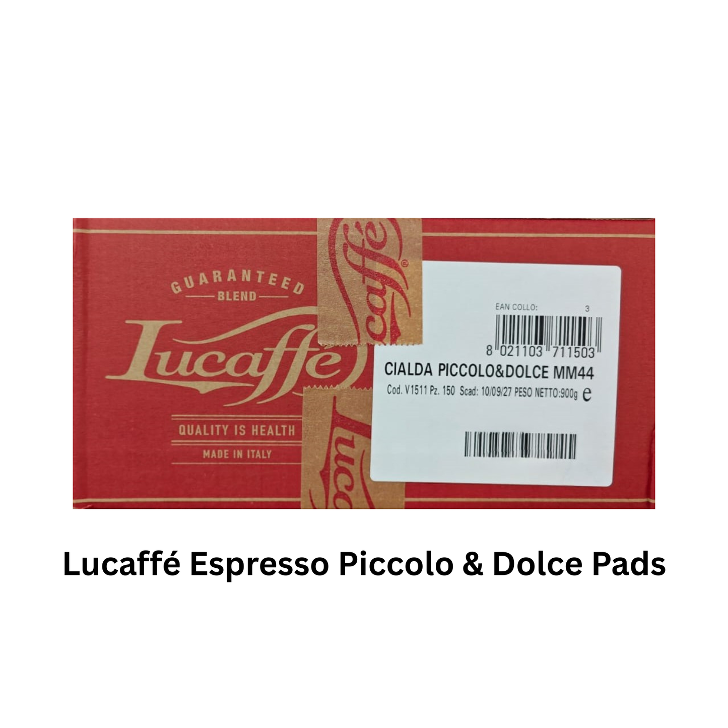 Lucaffé Espresso Piccolo & Dolce Pads-44mm kaufen – italienischer Kaffee in Einzelportionen (1718)