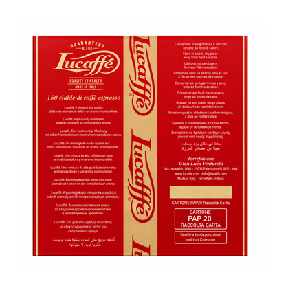 Lucaffé Espresso Piccolo & Dolce Pads-44mm kaufen – italienischer Kaffee in Einzelportionen (LU02))